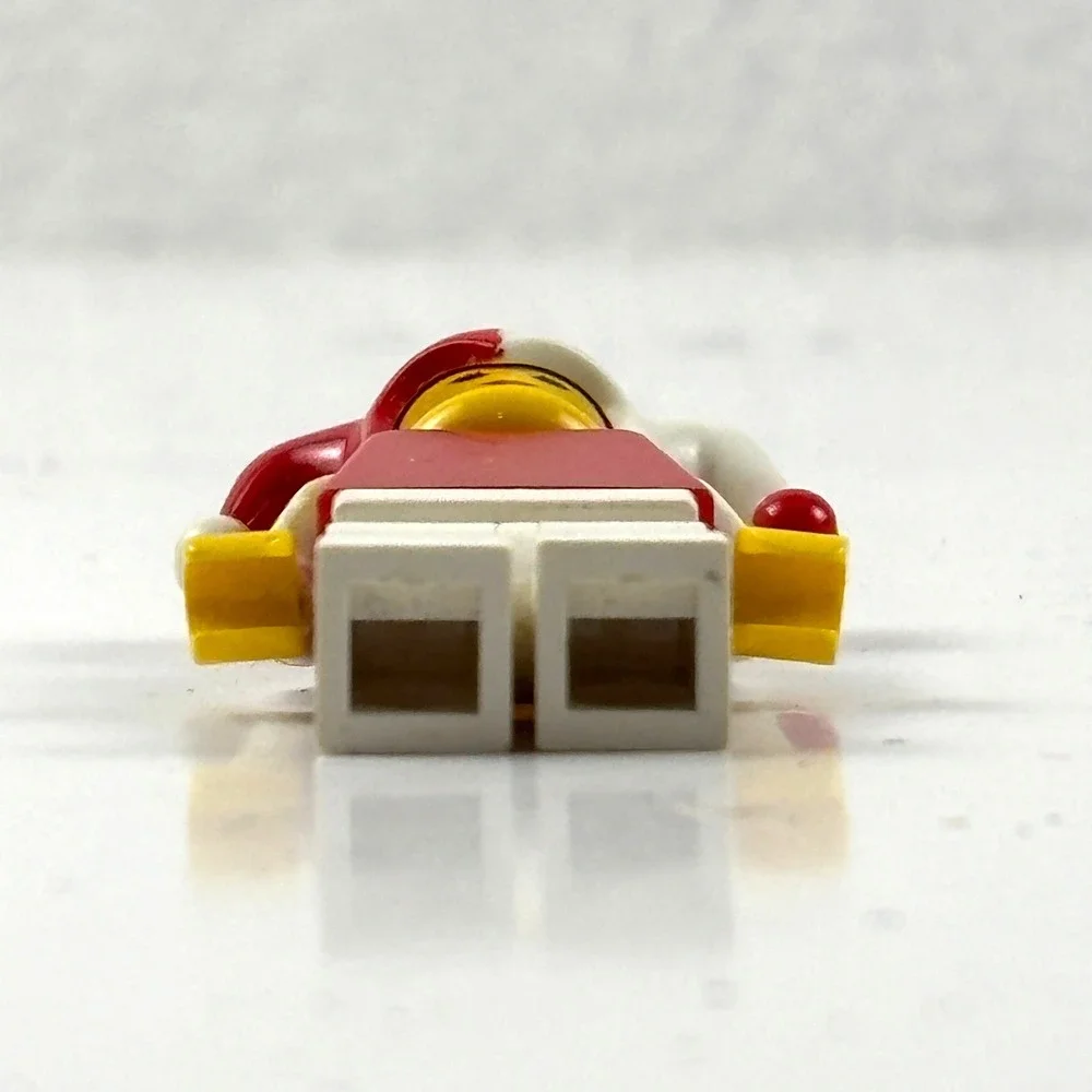 LEGO Jester Minifigure Unisex OS Red White Vintage Castle Harlequin‎ 1990s
